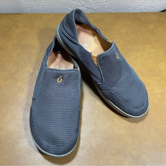 OluKai Nohea Mesh “Dark Shadow” Slip-On Shoes Size 9 Men main image 7